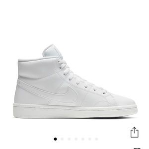 Nike Women's White Leather High Tops